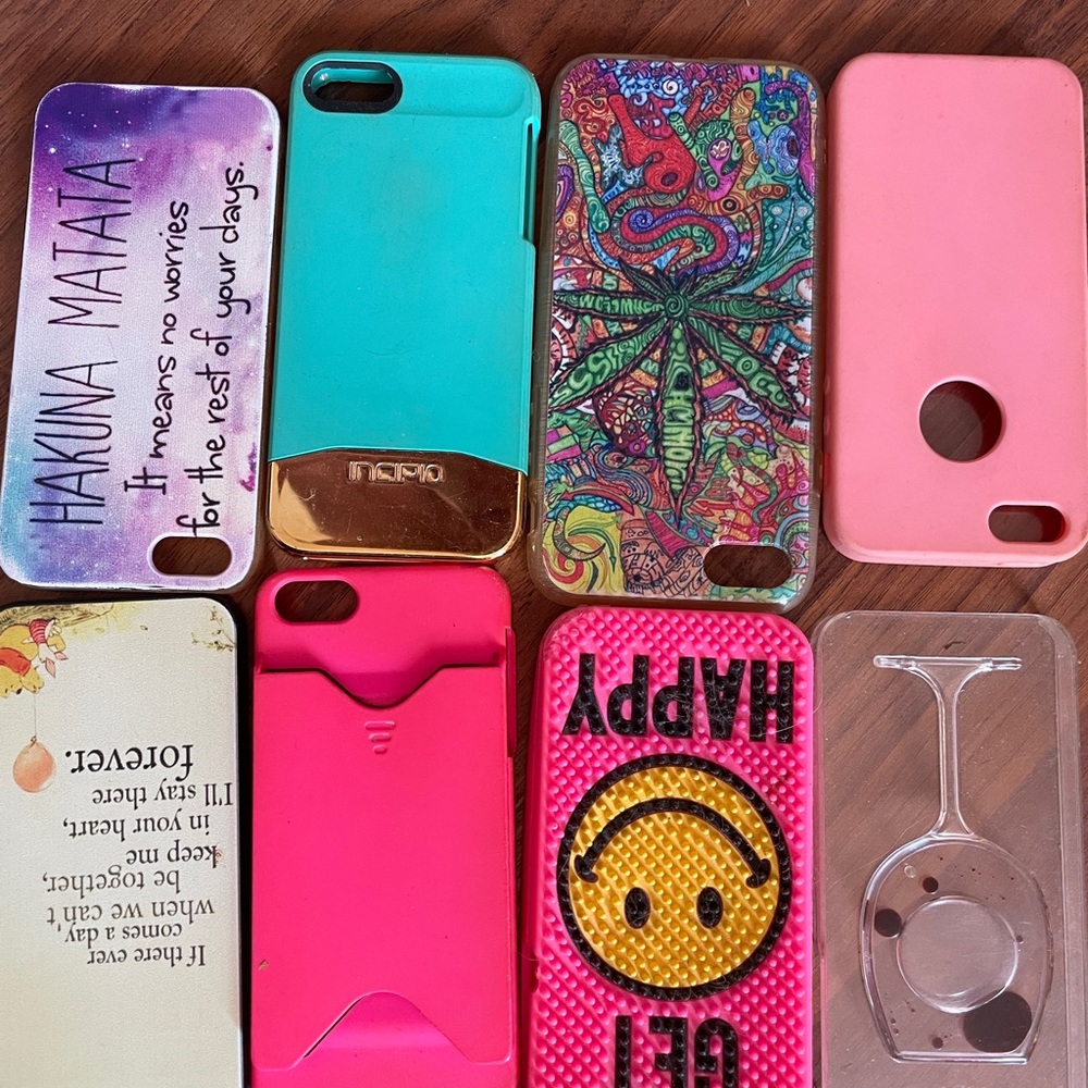 iPhone otter box protective phone cases; Along with other various iPhone cases